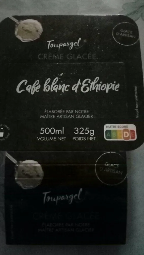 Crème glacée café blanc d'Éthiopie