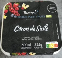 Sorbet citron de Sicile