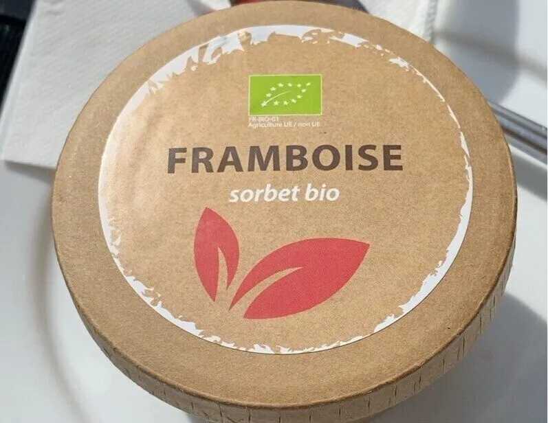 Sorbet a la frambiose bio