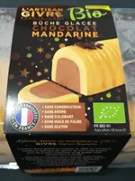 BÛCHE GLACEE CHOCOLAT MANDARINE