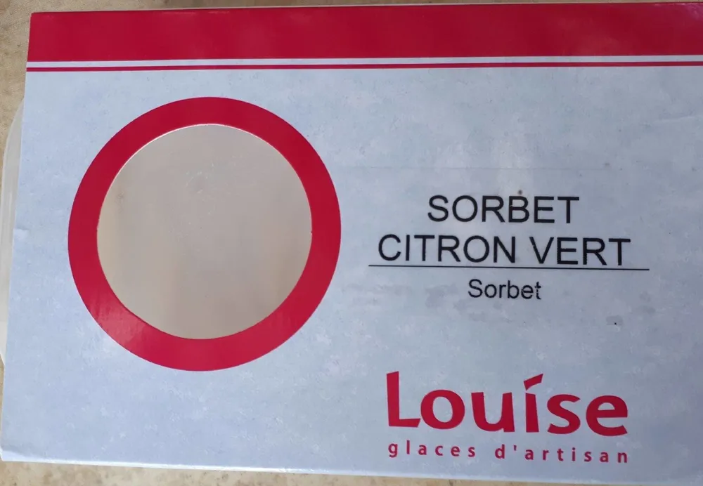 Sorbet citron vert