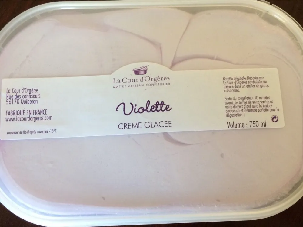 Creme glacee violette