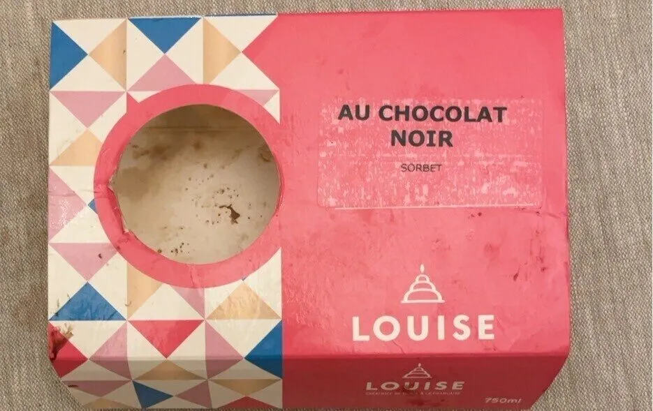Sorbet au chocolat noir