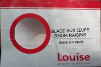 Glace aux œufs rhum-raisins