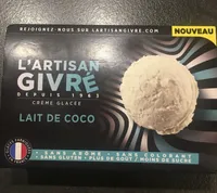 Crème Glacée Lait de coco