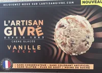 Crème glacée vanille pécan