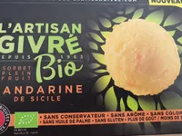 Sorbet mandarine bio