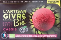Sorbet cassis bio