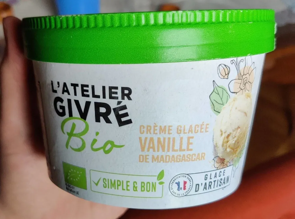Crème glacée vanille de Madagascar