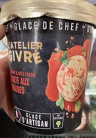 Crème glacée façon tarte aux fraises