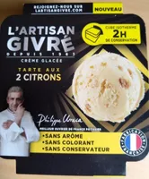 Crème glacée Tarte aux 2 citrons