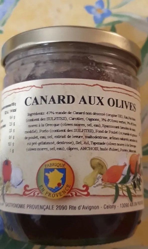 CANARD AUX OLIVES