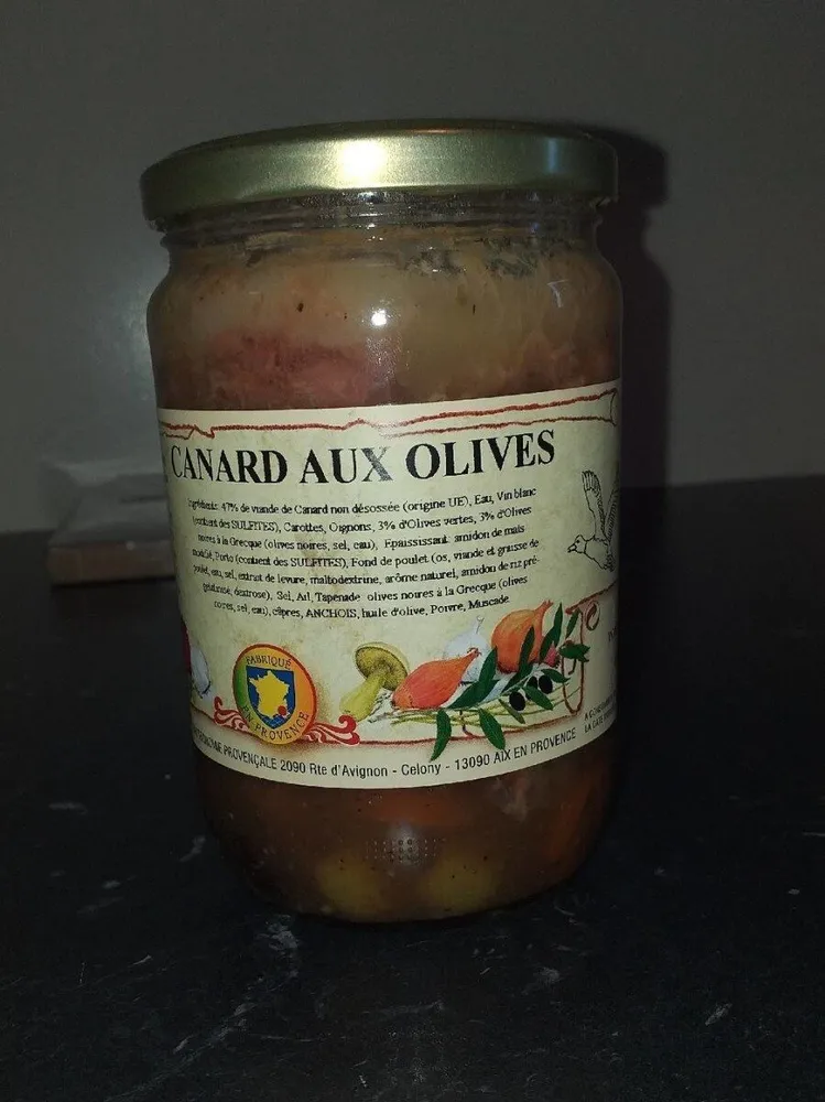 Canard aux olives