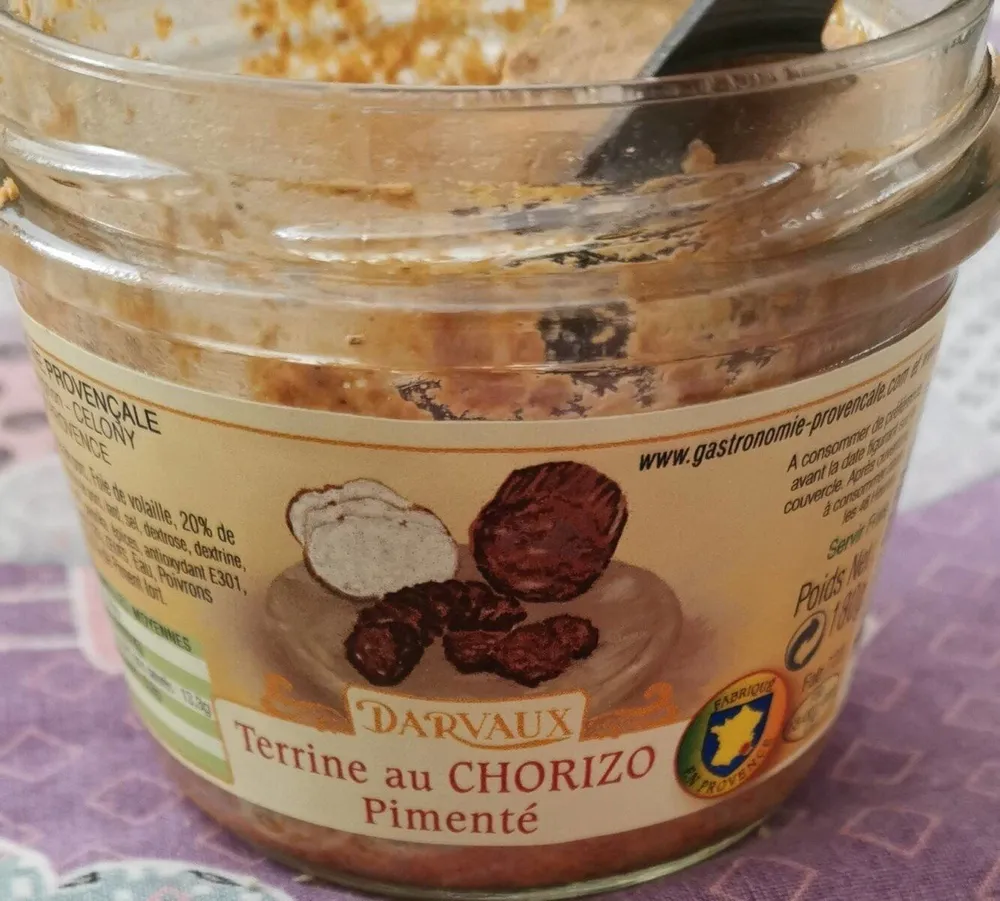 Terrine à chorizo pimenté