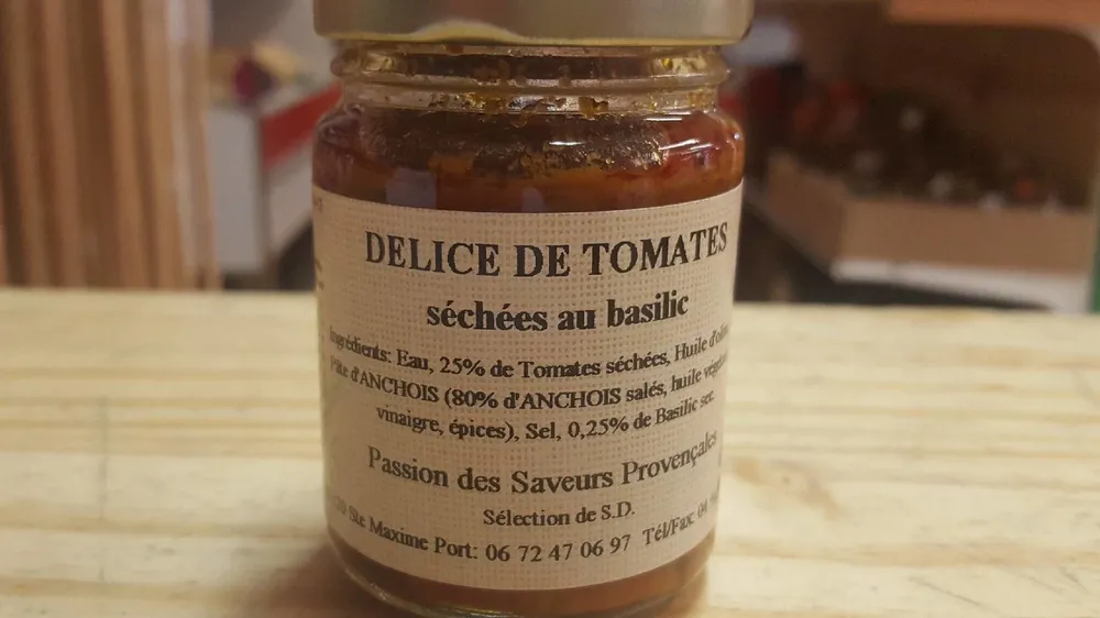 Délices de tomates séchées au basilic