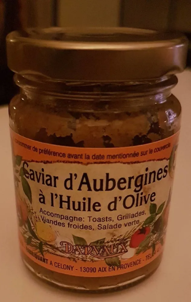 Caviar d'Aubergines à l'Huile d'Olive