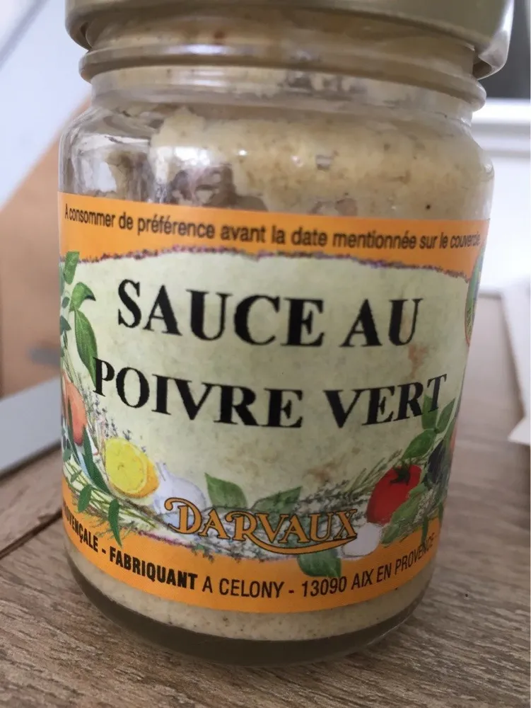 Sauce au poivre vert