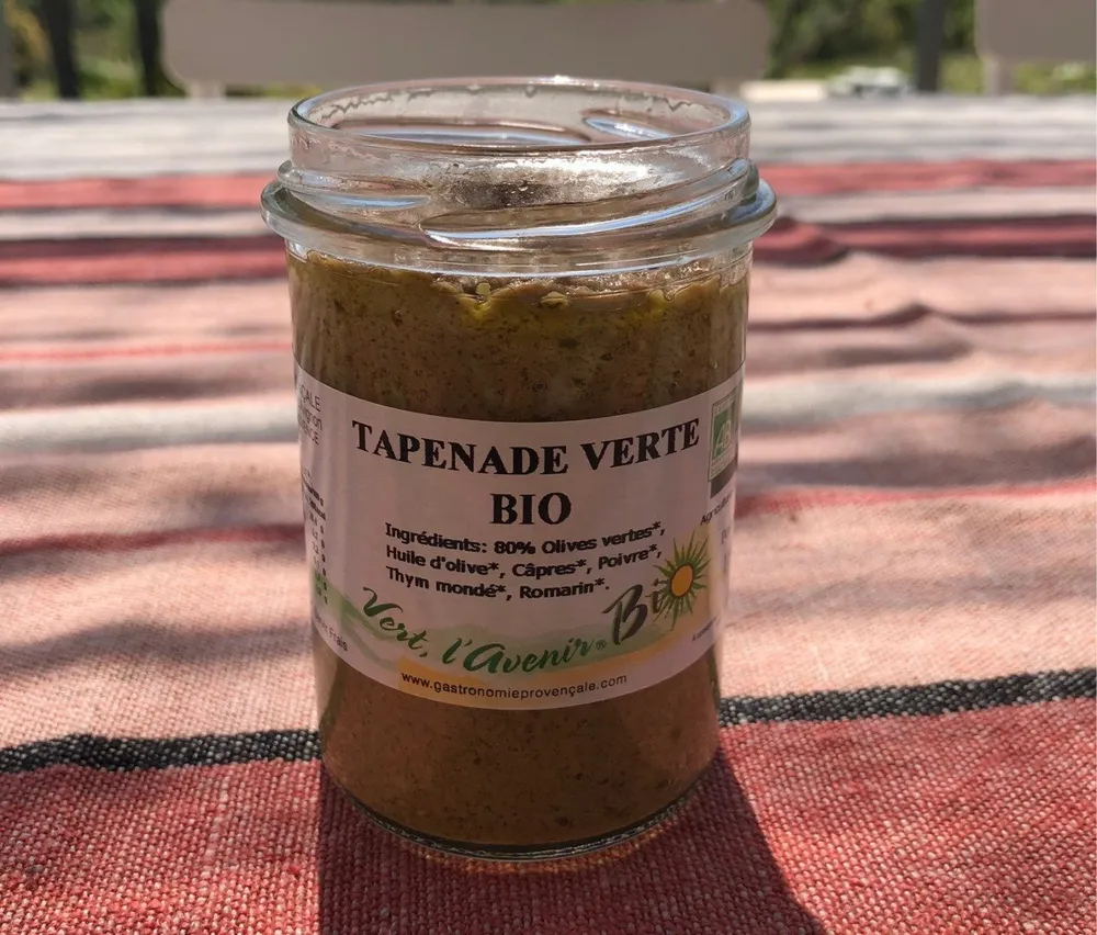 Tapenade verte bio