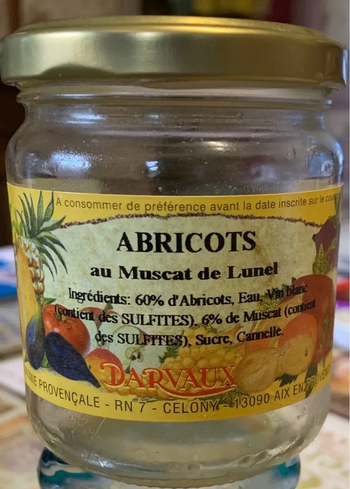 Abricots au Muscat de Lunel
