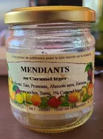 Mendiants au caramel léger
