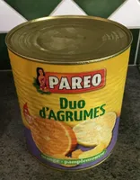 Duo d'agrumes orange -pamplemouse