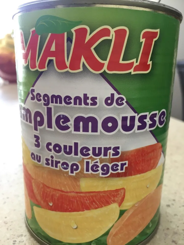 Segments de pamplemousse