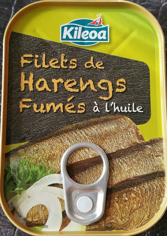 Harengs fumés à l'huile