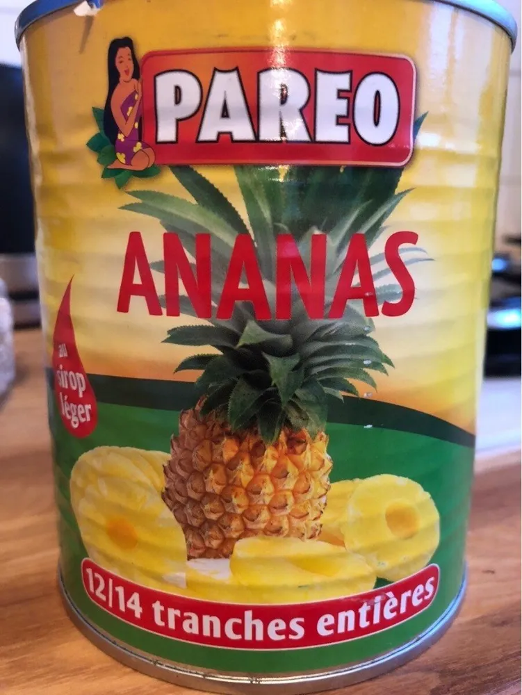 Ananas tranches entieres