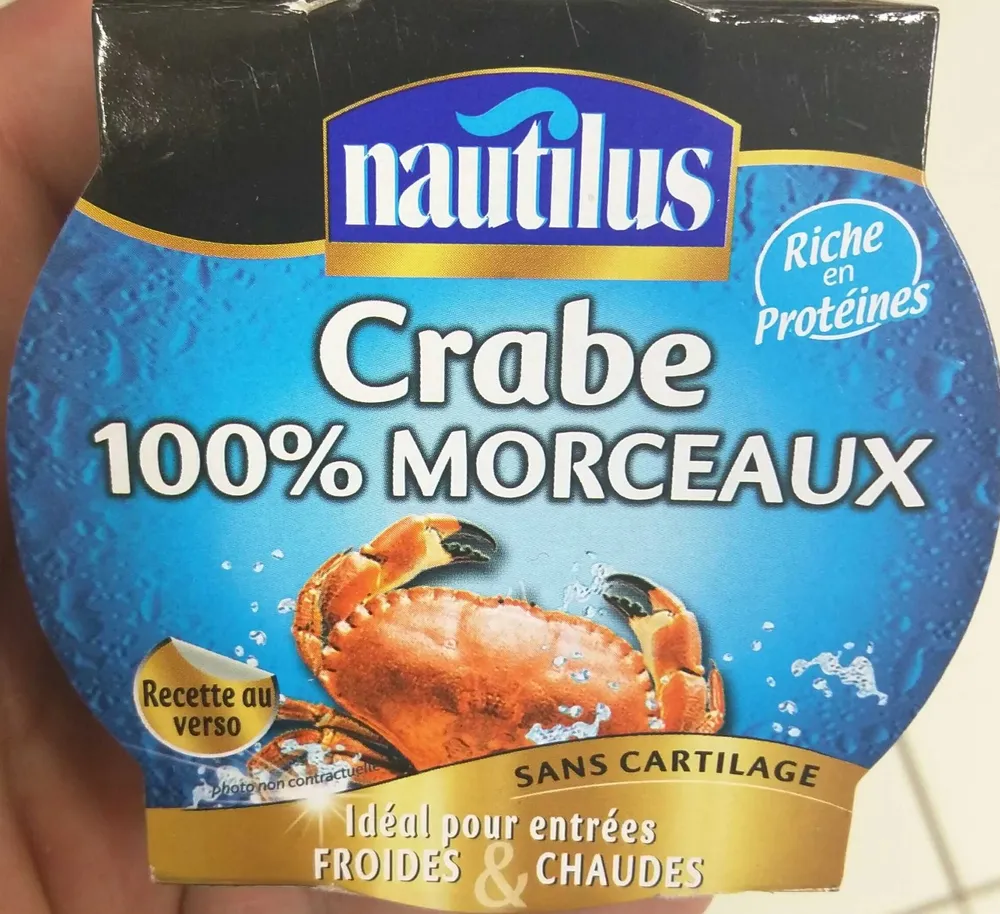 Crabe 100% Morceaux