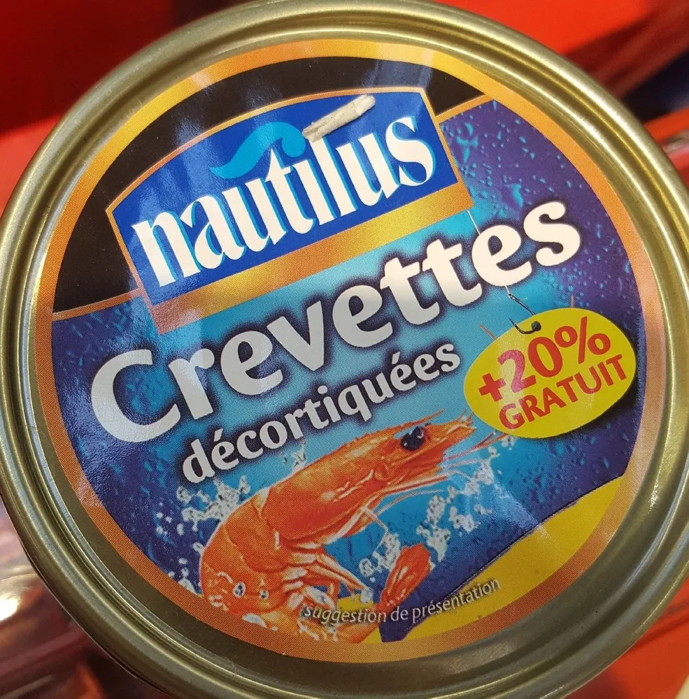 Nautilus crevettes décortiquées