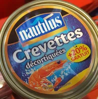 Nautilus crevettes décortiquées