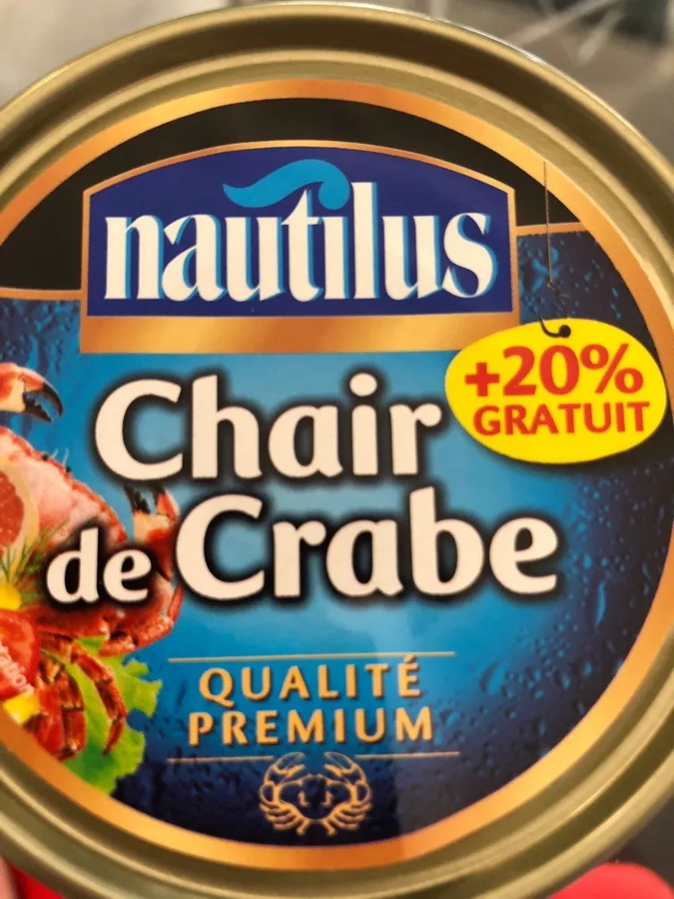Chair de crabe qualité prémium Nautilus
