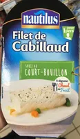 Filet de Cabillaud sauce au Court-Bouillon