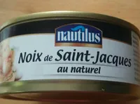 Nous de saint Jacques au naturel