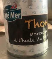 Thon morceaux a l'huile de tournesol