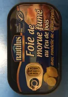 Foie de morue fume au feu de bois