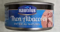 Thon Albacore entier au naturel