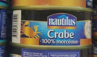 Crabe 100% morceaux