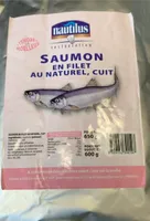 Saumon en filet au naturel, cuit