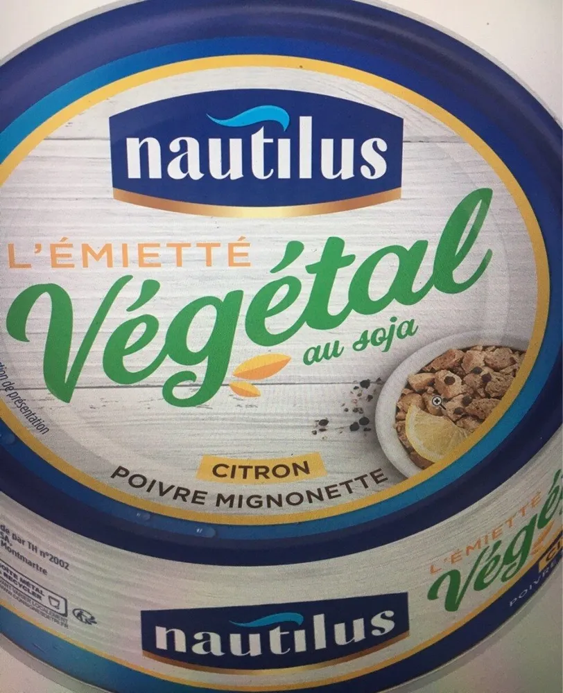 Emiette vegetal citron poivre