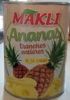 Ananas tranches entières