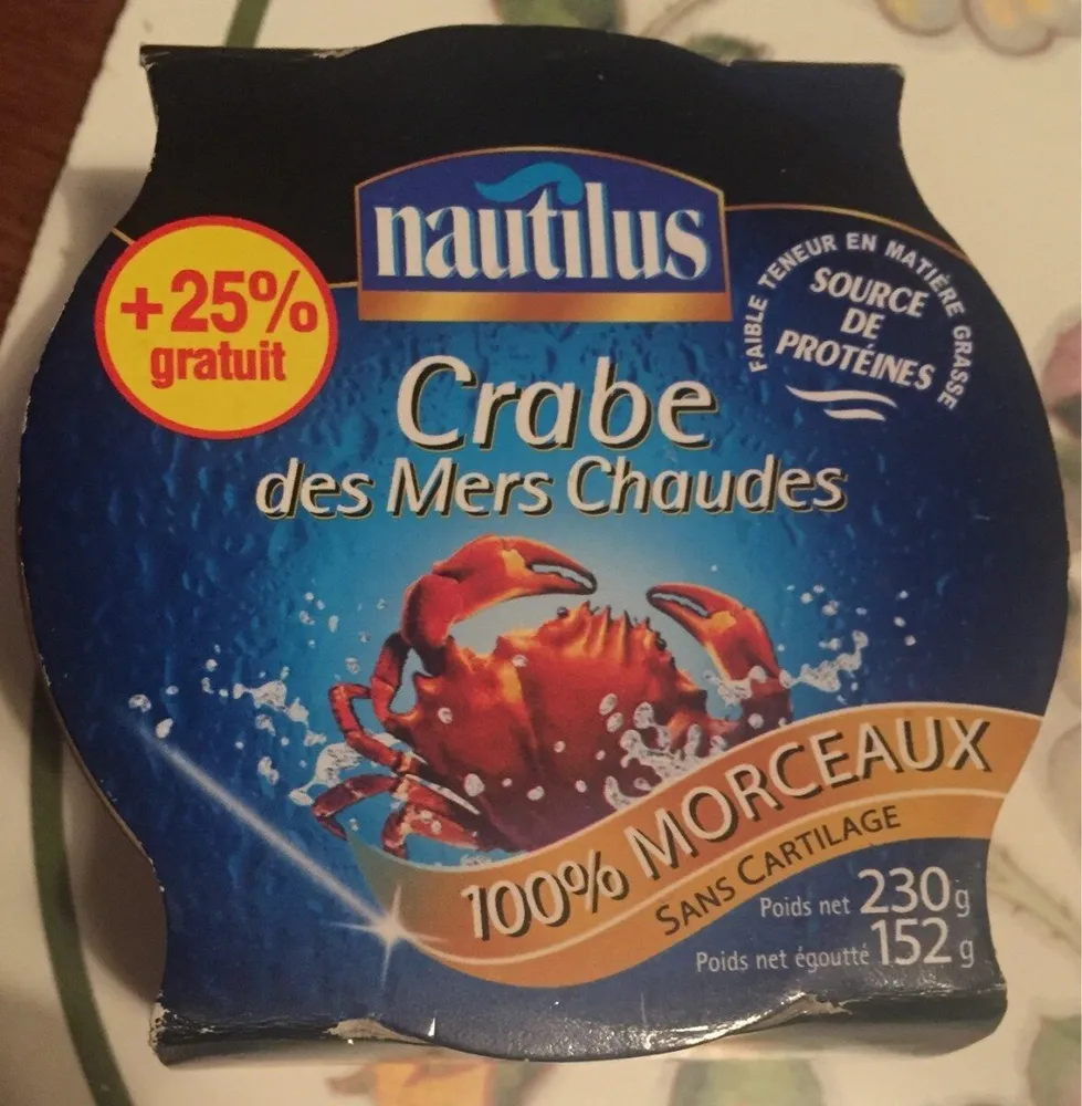 Crabe des Mers Chaudes