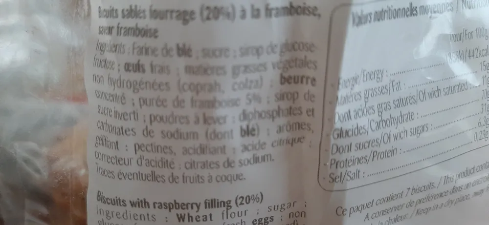 Lunettes à la Framboise