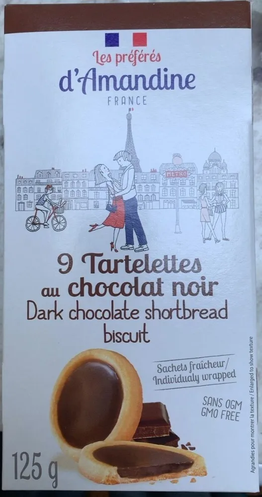 9 Tartelettes au chocolat noir