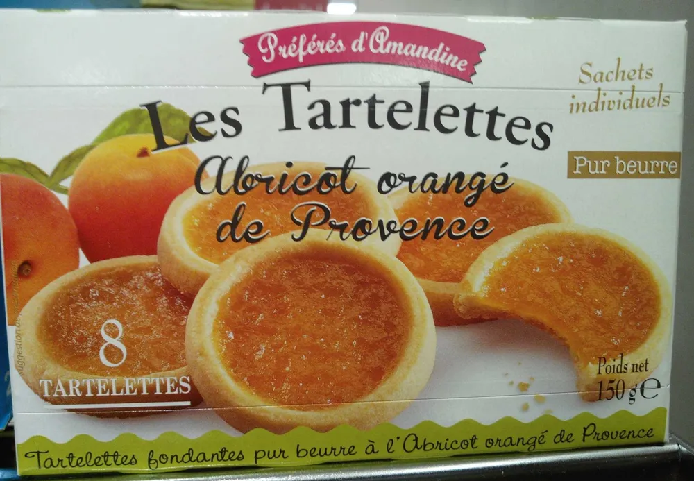 Les Tartelettes Abricot orangé de Provence