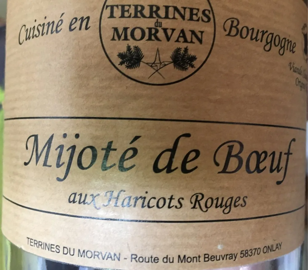 Mijoté de bœuf aux haricots rouges