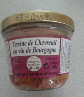 Terrine de chevreuil au vin de Bourgogne