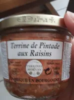 Terrine de pintade aux raisins