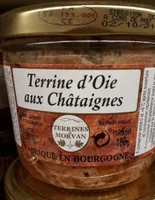 Terrine d'oie aux châtaignes