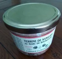 Terrine de sanglier au marc de bourgogne